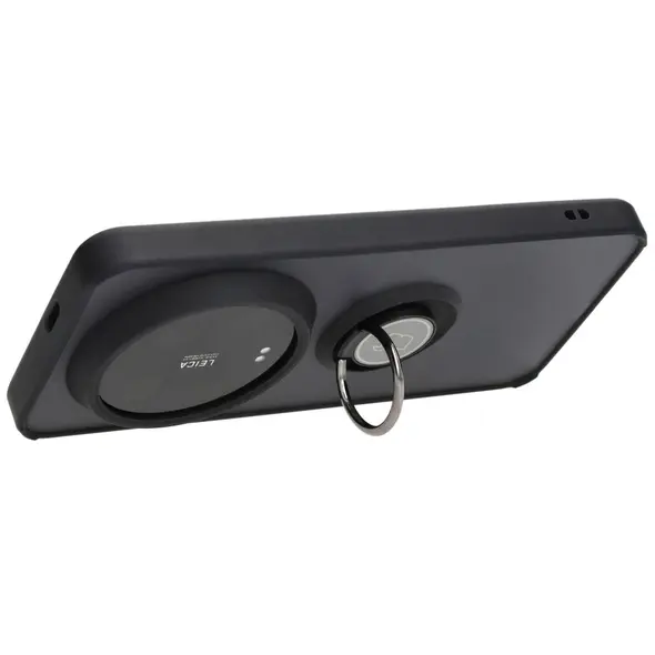 Bizon Case Hybrid Ring Xiaomi 14 Ultra smoky with a black frame