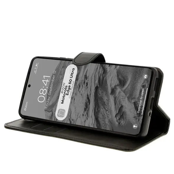 Bizon Case Pocket Motorola Edge 50 Ultra black