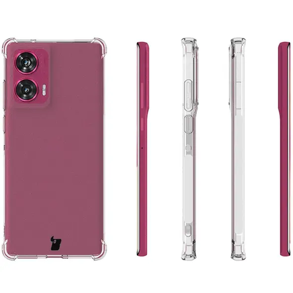 Bizon Case Salpa Motorola Edge 50 Fusion clear
