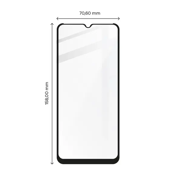 Bizon Glass Edge Realme C35 black