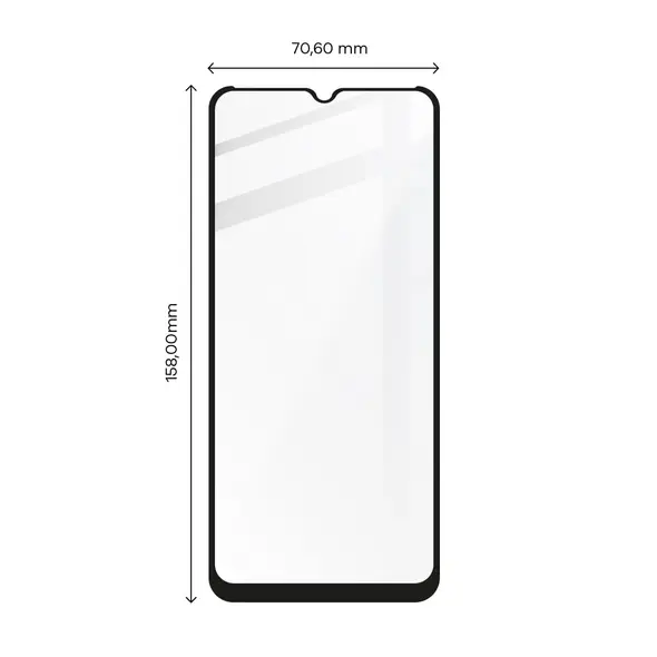 Bizon Glass Edge Realme C31 black