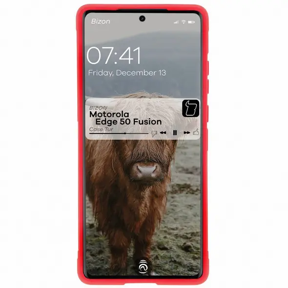 Bizon Case Tur Motorola Edge 50 Fusion red