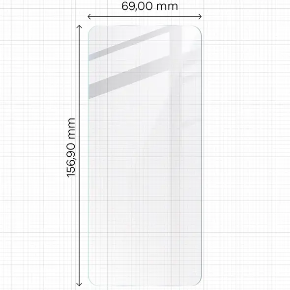 Bizon Clear 3x screen glass + camera glass Motorola Moto G04/G24