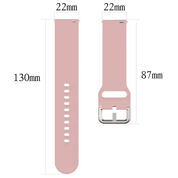 Bizon Strap Watch Silicone Pro Xiaomi Watch 2 light rose