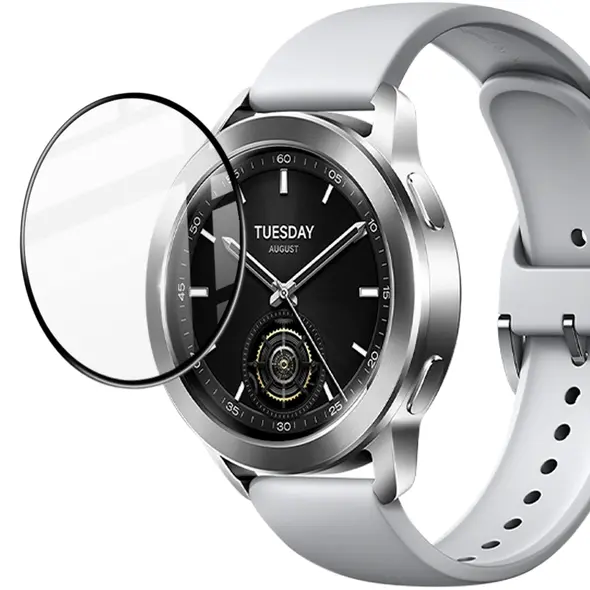 Bizon Glass Watch Edge Hybrid Xiaomi Watch S3 47 mm black