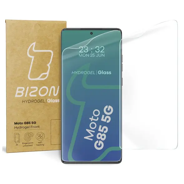 Bizon Glass Hydrogel Front Motorola Moto G85 5G [2 PACK]