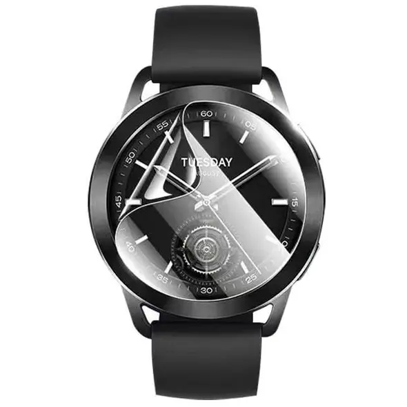 Bizon Glass Watch Hydrogel Xiaomi Watch S3 47 mm [2 PACK]
