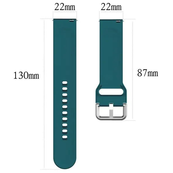 Bizon Strap Watch Silicone Pro Xiaomi Watch 2 dark turquoise
