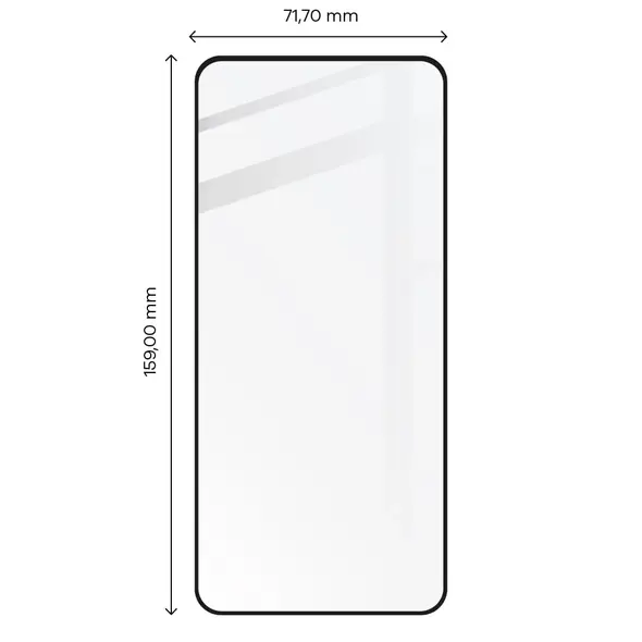 Bizon Glass Edge 2 Realme GT3 black