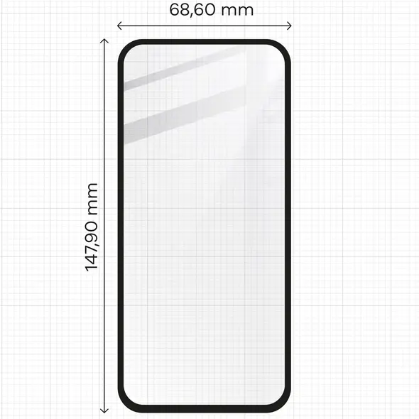 Bizon Glass Edge 2 Pixel 8a black