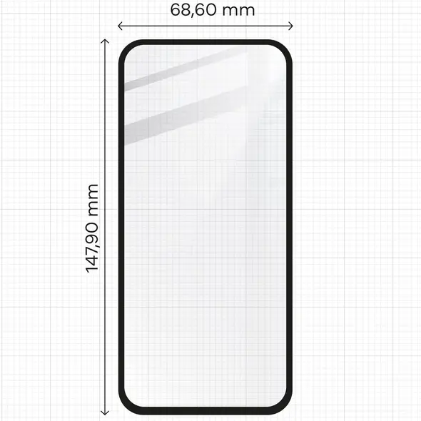BIZON Edge 2x screen glass + camera glass Google Pixel 8a