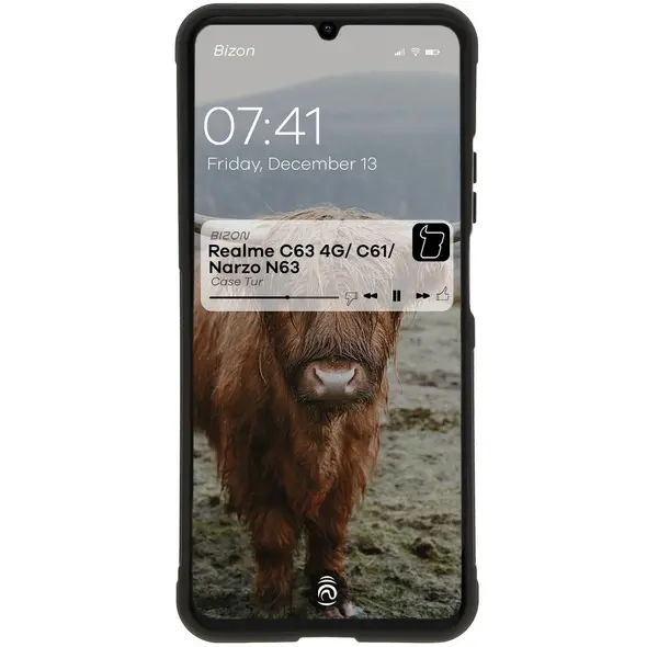 Bizon Case Tur Realme C63 4G/C61/Narzo N63 black