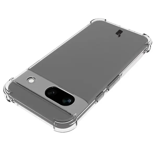 Bizon Case Clear Pack case + 2x screen glass Google Pixel 8a clear