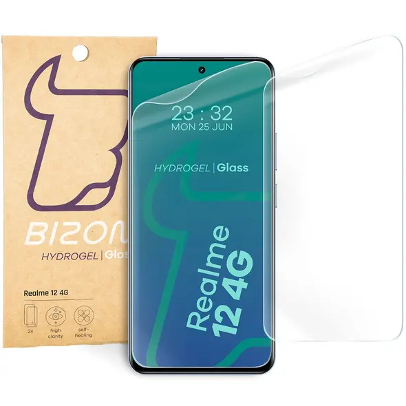 Bizon Glass Hydrogel Front Realme 12 4G [2 PACK]