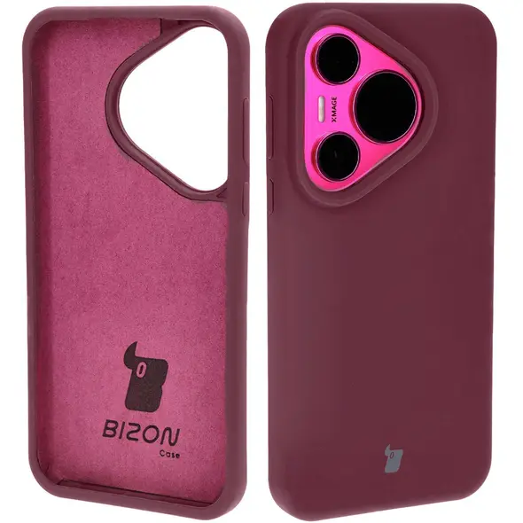 Bizon Soft Case Huawei Pura 70 dark purple
