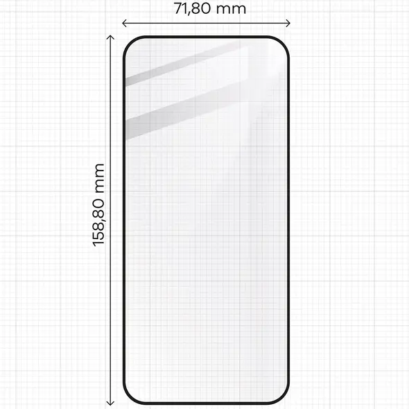 BIZON Glass Edge 3D Huawei Pura 70 Pro / Pro+ / Ultra