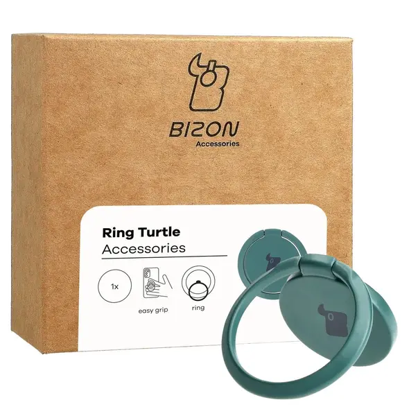 Bizon Accessories Ring Turtle universal dark green