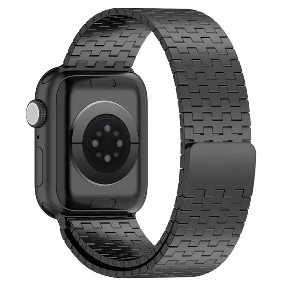 Bizon Strap Watch Titanium Apple Watch 44/45/49mm black