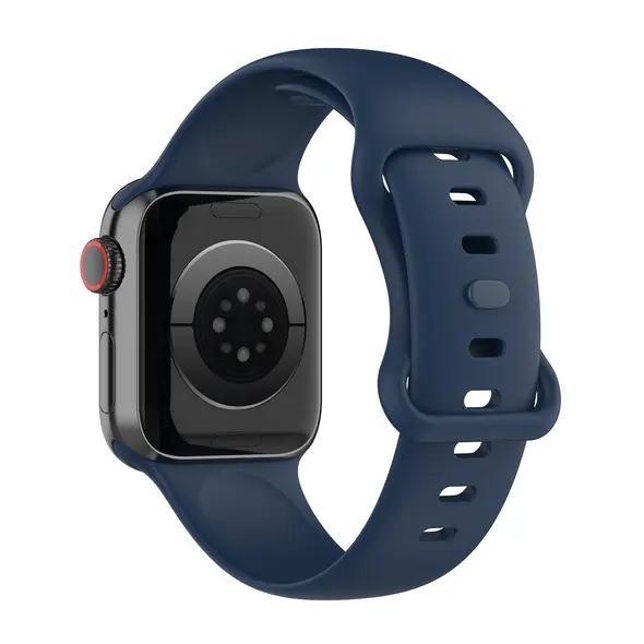 Bizon Strap Watch Silicone Apple Watch 38/40/41/42 mm navy blue