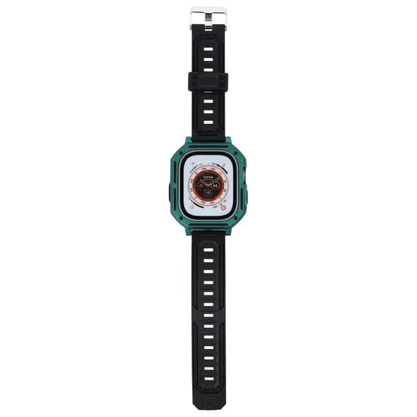 Bizon Strap + Case Watch Armor Apple Watch Ultra 49mm green