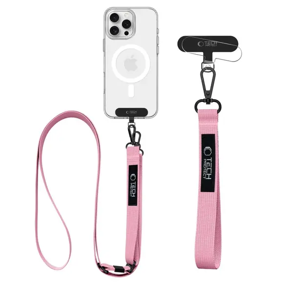 Tech-Protect C6S Rope Crossbody Baby Pink