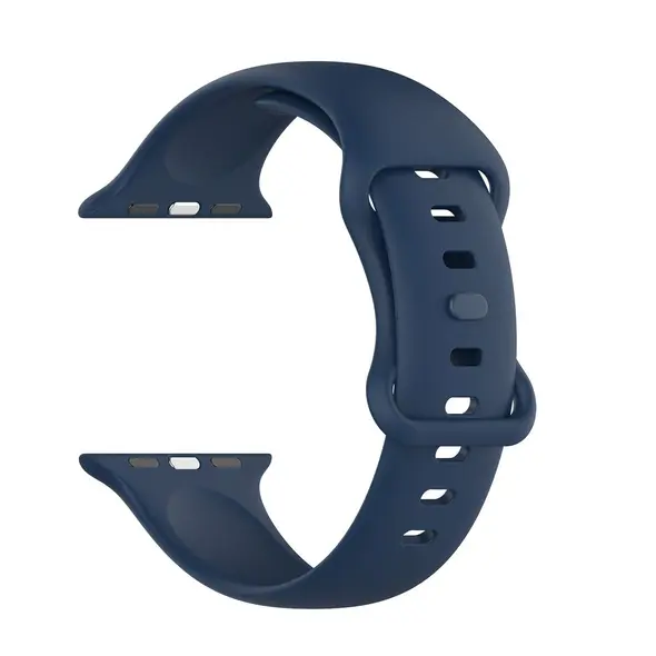 Bizon Strap Watch Silicone Apple Watch 44/45/46/49 mm navy blue