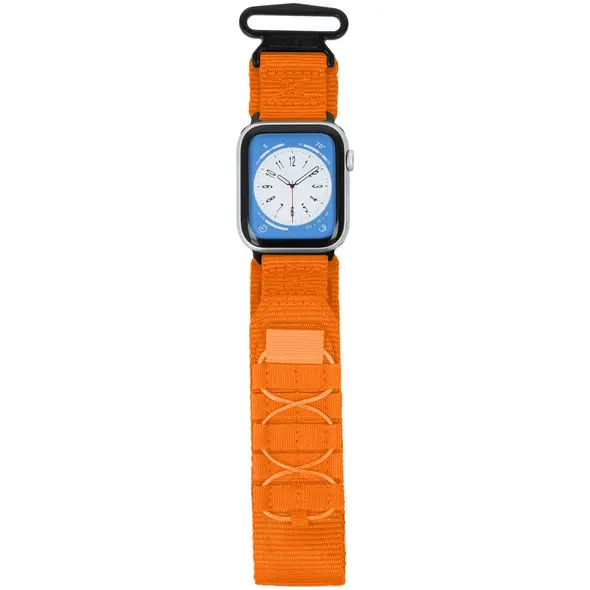 Bizon Strap Watch Adventure Apple Watch 44/45/46/49 mm orange