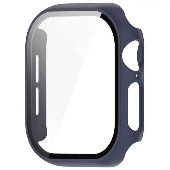 Bizon Case+Glass Watch Apple Watch 10 42mm dark blue