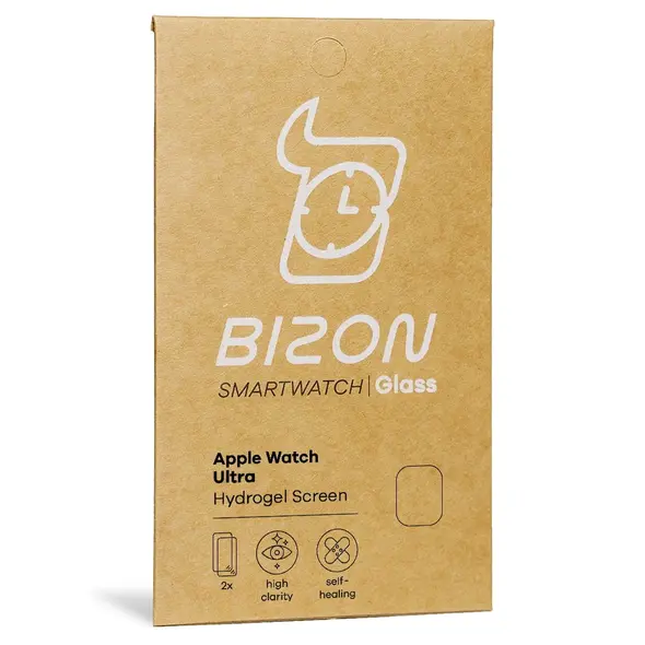 Bizon Glass Hydrogel Apple Watch Ultra 49mm [2 PACK]