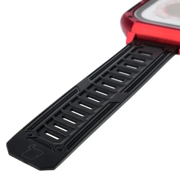 Bizon Strap + Case Watch Armor Apple Watch Ultra 49mm red