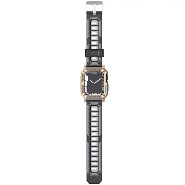Bizon Strap + Case Watch Armor Apple Watch 40 / 41mm gold