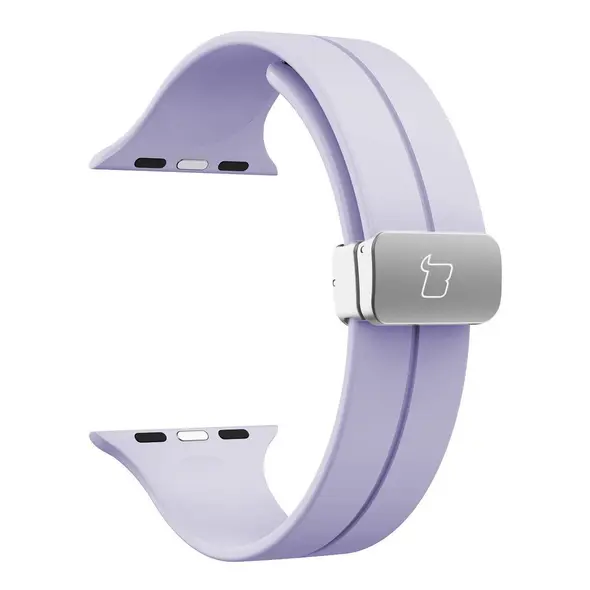 Bizon Strap Watch Silicone Apple Watch 38/40/41/42 mm lavender