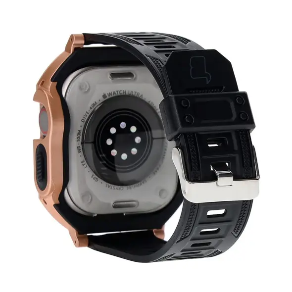 Bizon Strap + Case Watch Armor Apple Watch Ultra 49mm gold