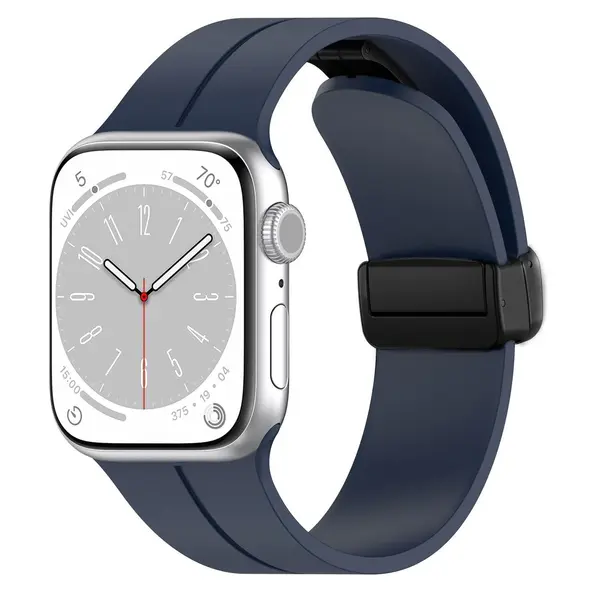 Bizon Strap Watch Silicone Apple Watch 38/40/41/42 mm navy blue