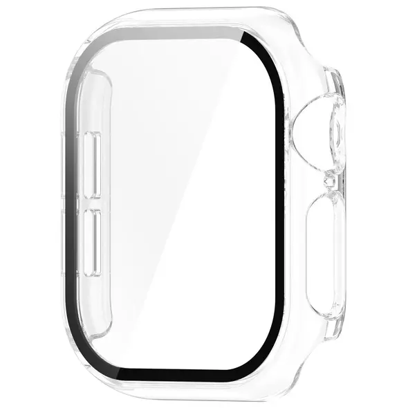 Bizon Case+Glass Watch Apple Watch 10 42mm clear