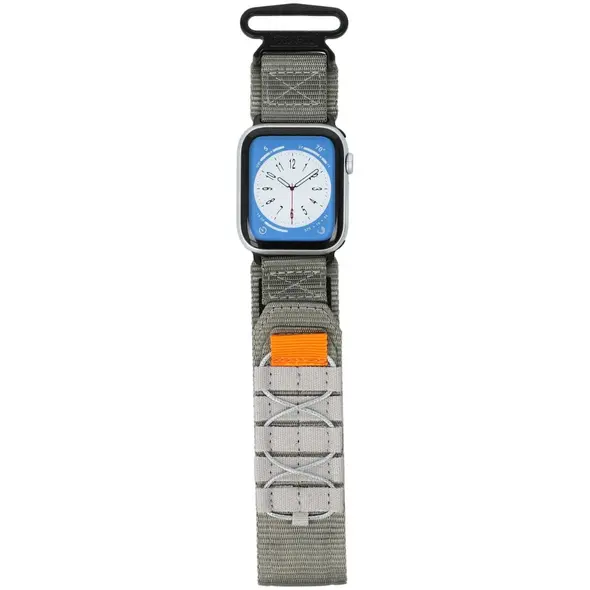 Bizon Strap Watch Adventure Apple Watch 44/45/46/49 mm grey