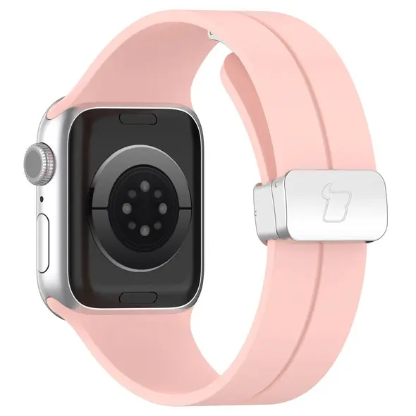 Bizon Strap Watch Silicone Apple Watch 38/40/41/42 mm pink