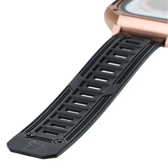 Bizon Strap + Case Watch Armor Apple Watch Ultra 49mm gold