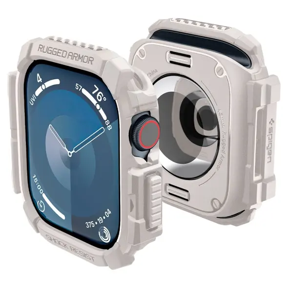 Spigen Rugged Armor Apple Watch 10 46mm Dune Beige