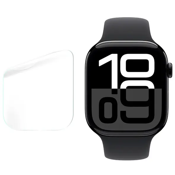 Bizon Glass Watch Hydrogel Apple Watch 10 46mm [2 PACK]