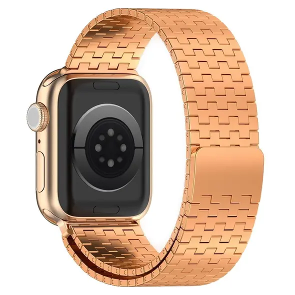 Bizon Strap Watch Titanium Apple Watch 44/45/46/49 mm rose gold