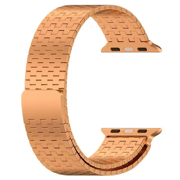 Bizon Strap Watch Titanium Apple Watch 44/45/46/49 mm rose gold
