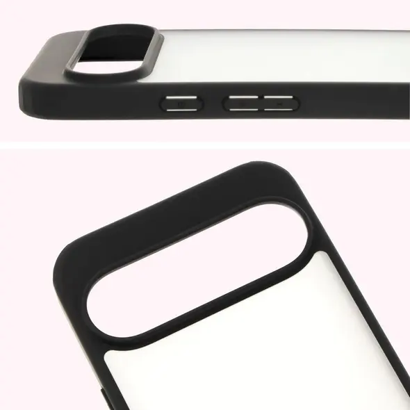 Bizon Case Angelo Google Pixel 9 Pro XL smoky with a black frame