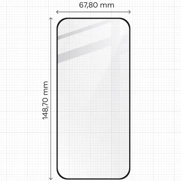 Bizon Glass Edge 2 Google Pixel 9 / 9 Pro black