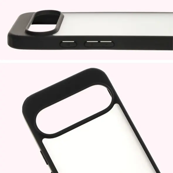 Bizon Case Angelo Google Pixel 9 / 9 Pro smoky with a black frame