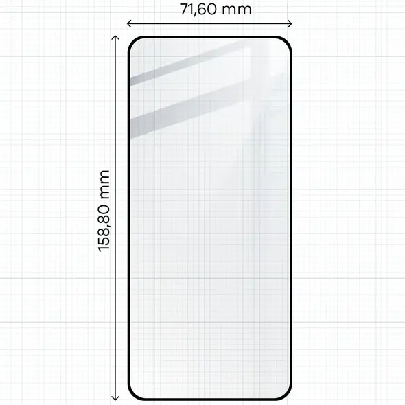 Bizon Glass Edge 2 OnePlus Nord 3 black