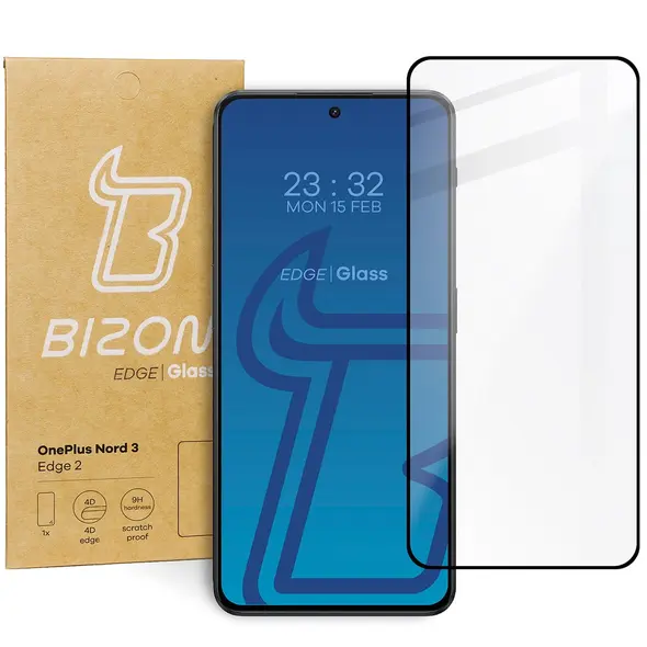 Bizon Glass Edge 2 OnePlus Nord 3 black