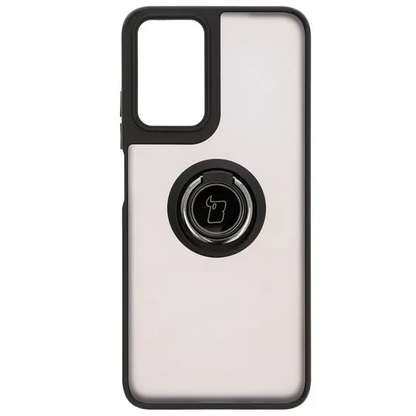 Bizon Case Hybrid Ring Motorola Moto G35 5G smoky with a black frame