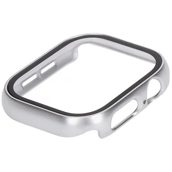 Bizon Case+Glass Watch Apple Watch 10 42mm silver