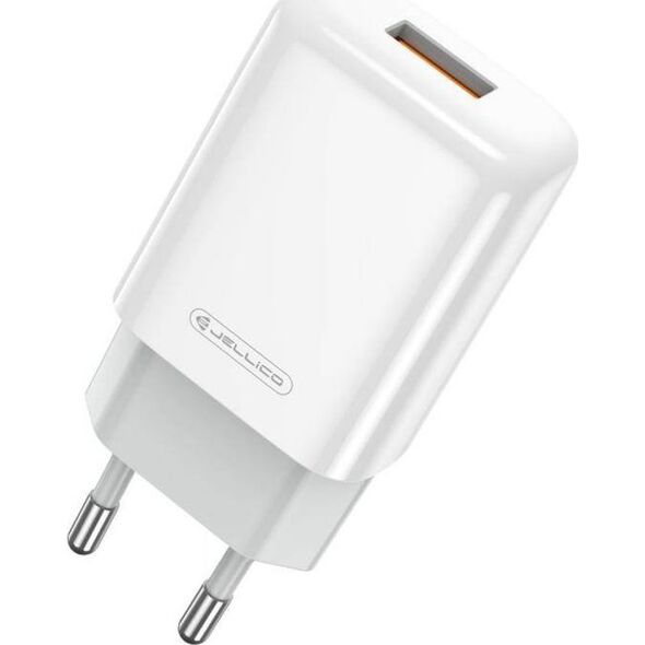 Ładowarka Jellico JELLICO ŁADOWARKA SIECIOWA EU01 2.4A USB BIAŁY standard